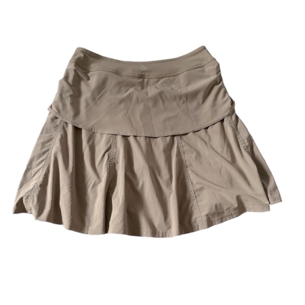 ATHLETA WHEREVER SKORT SKIRT TAN KHAKINA 6 - Picture 4 of 13